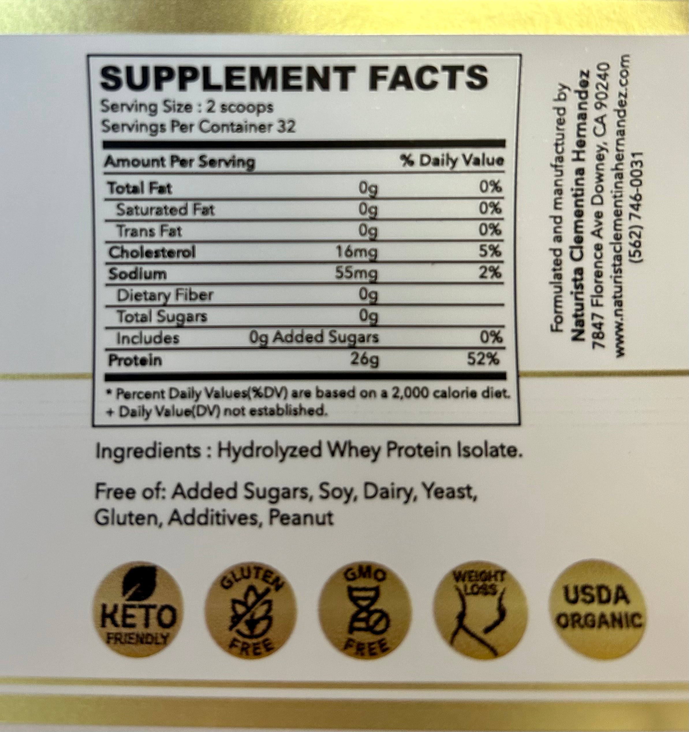 WHEY PROTEIN ISOLATE